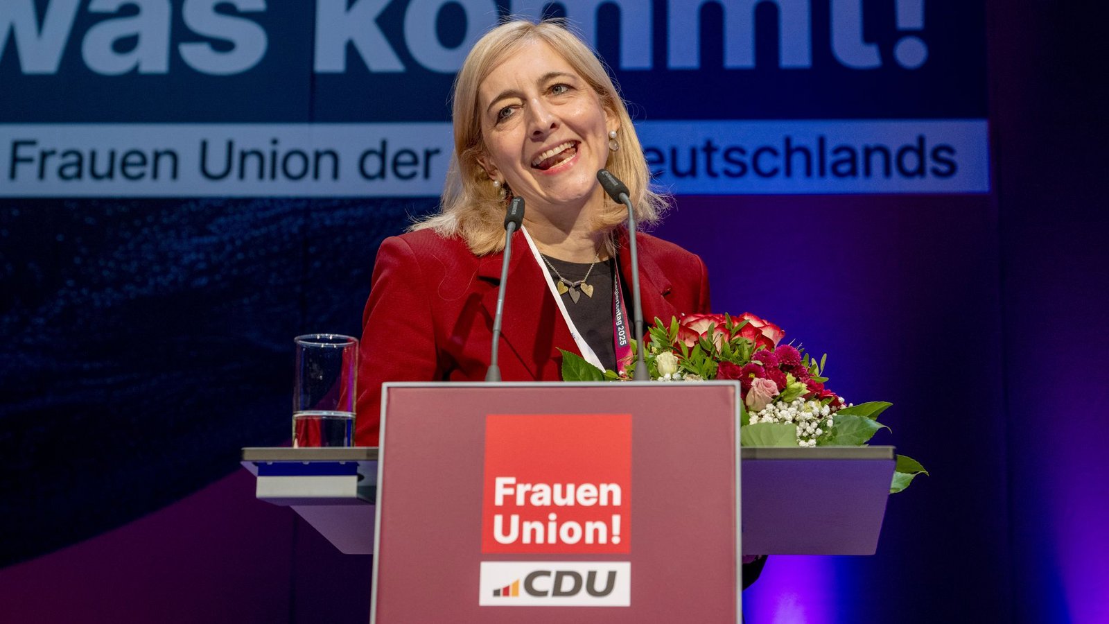 Nina Warken wurde am Wochenende zur neuen Vorsitzenden der Frauen-Union gewählt.Foto: Stefan Puchner/dpa