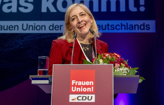 Nina Warken wurde am Wochenende zur neuen Vorsitzenden der Frauen-Union gewählt.<span class='image-autor'>Foto: Stefan Puchner/dpa</span>