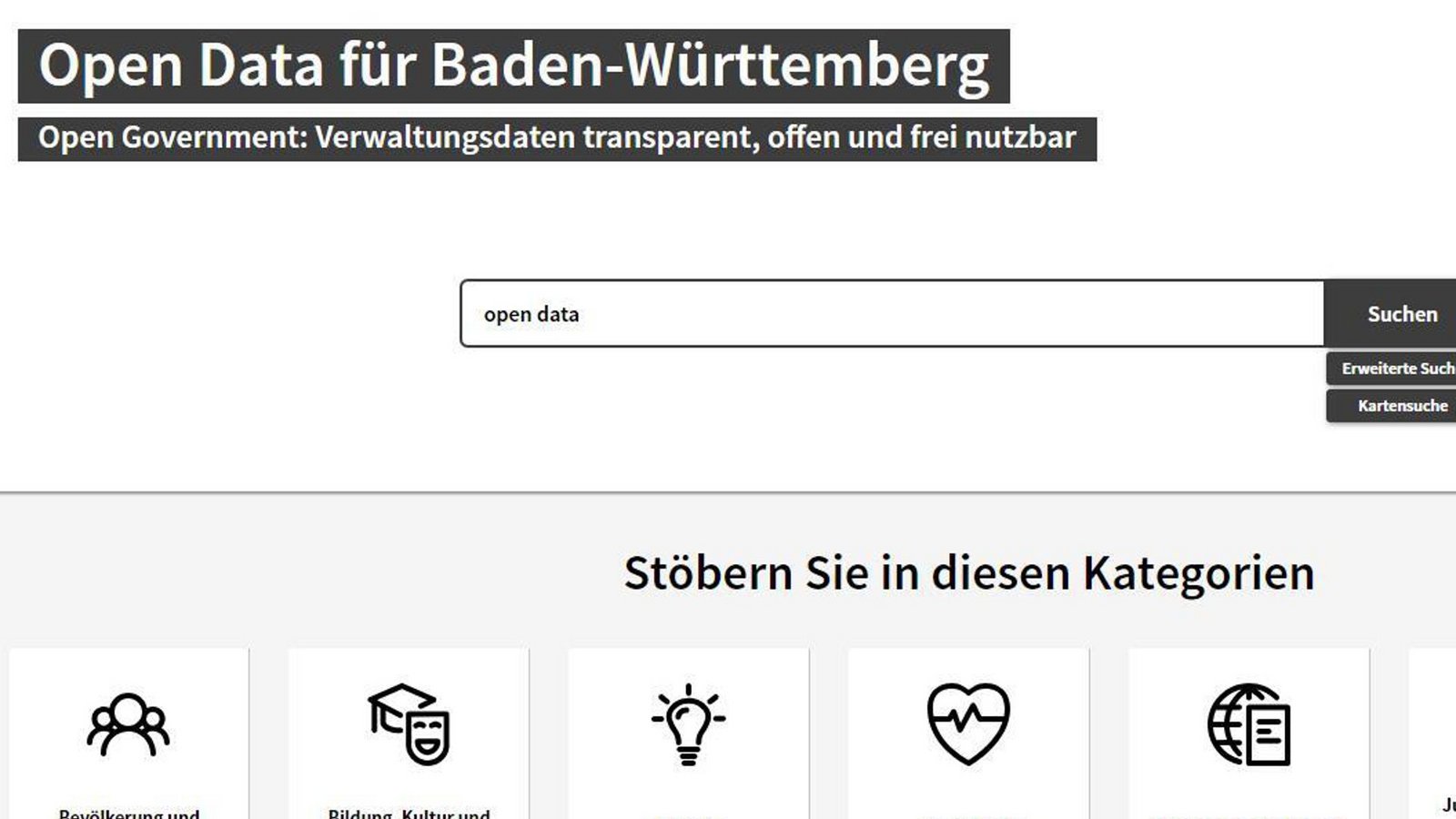 Vier Monate brauchte man für den Prototyp, elf Jahre für die fertige Version: das Open-Data-Portal des LandesFoto: Screenshot/Plavec Vier Monate brauchte man für den Prototyp, elf Jahre für die fertige Version: das Open-Data-Portal des LandesFoto: Screenshot/Plavec