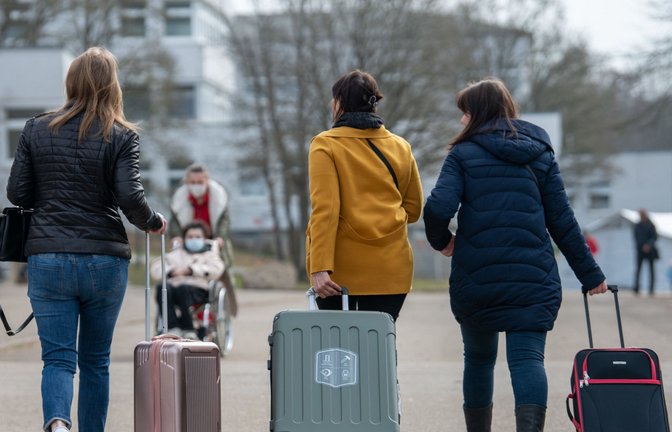 Für einen Teil der Flüchtlinge ist ein Platz gefunden.<span class='image-autor'>Foto: dpa/Stefan Puchner</span>