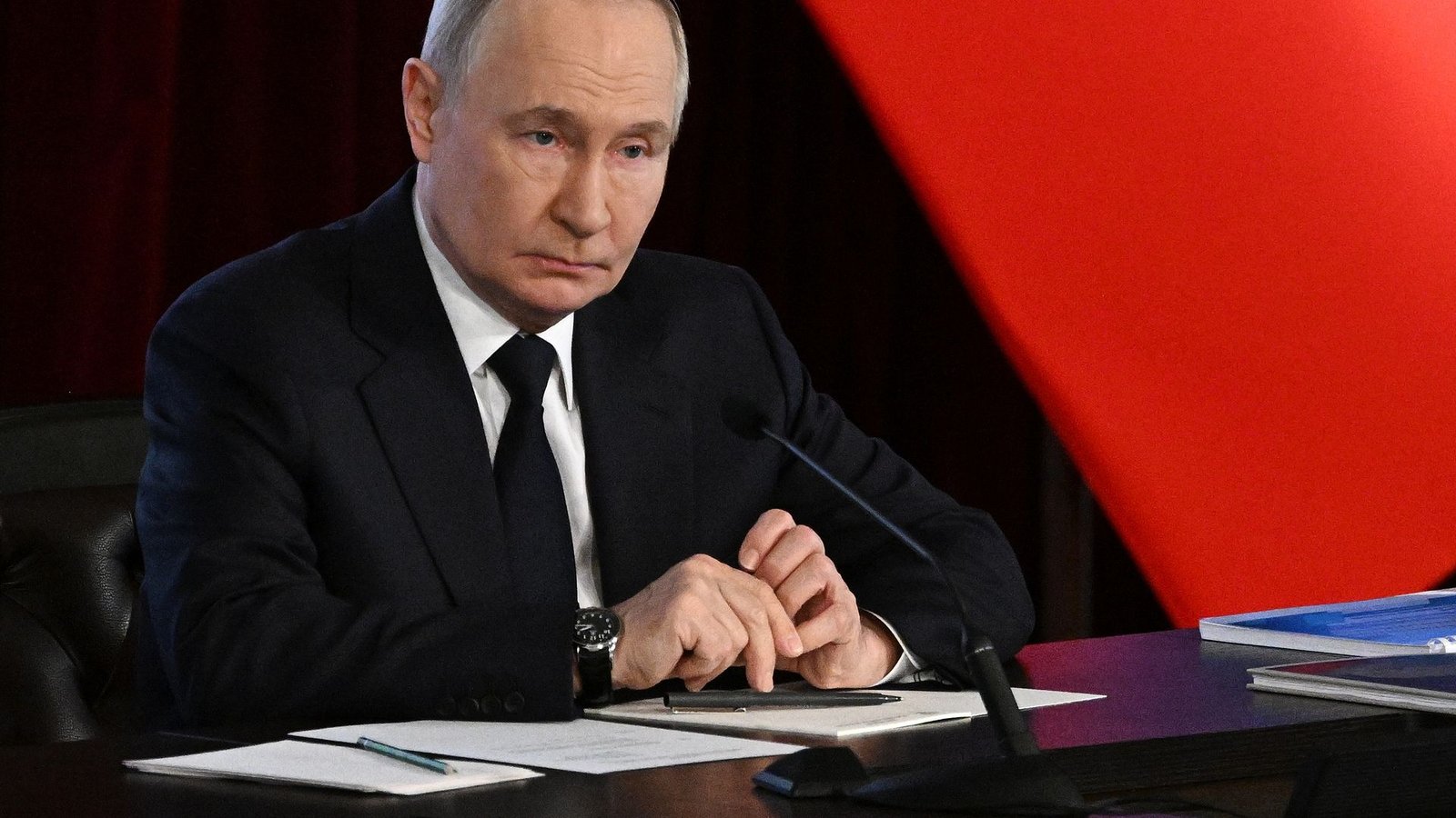 Seit Wochen sinken die Zustimmungswerte für Kremlchef Wladimir Putin. (Archivbild)Foto: Kristina Solovyova/Pool Sputnik Kremlin/AP/dpa