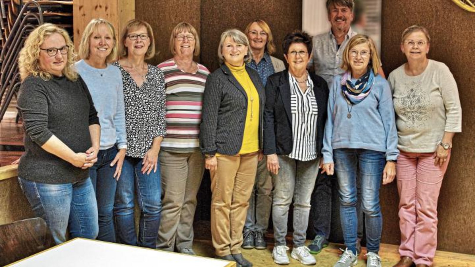 Hahn im Korb bei der Eintracht Illingen: Die Vorstandschaft des Gesangvereins ist deutlich weiblicher geworden. Fotos: p