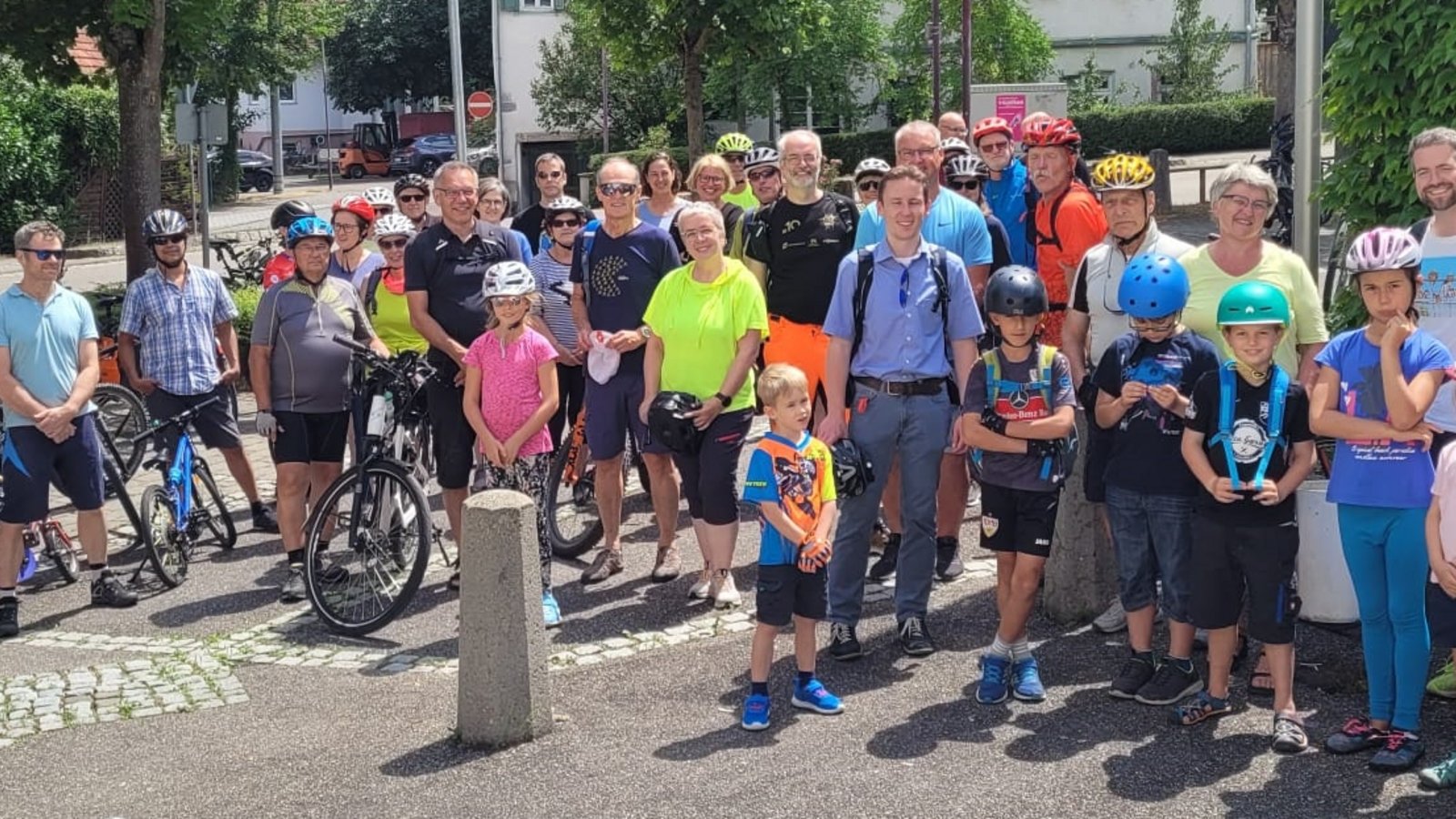 Kilometer sammeln fürs Klima: Eine Gruppe aus Eberdingen beteiligt sich an der bundesweiten Aktion. Foto: p Kilometer sammeln fürs Klima: Eine Gruppe aus Eberdingen beteiligt sich an der bundesweiten Aktion. Foto: p