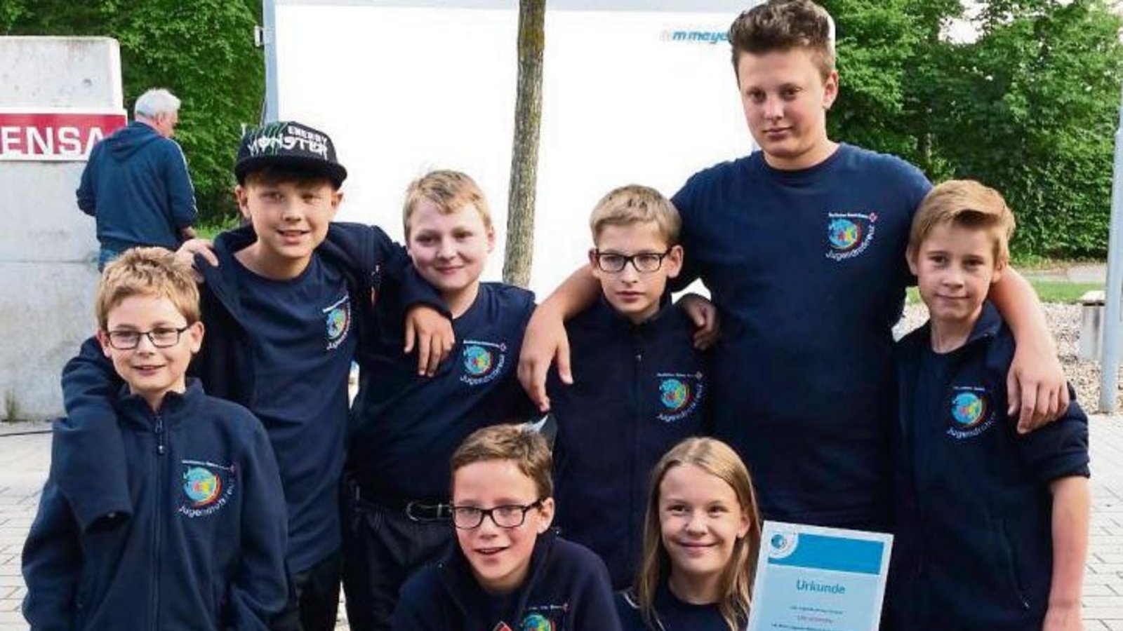 Mit dem zweiten Platz beim Landeswettbewerb des Deutschen Jugendrotkreuzes erzielten die Teilnehmer aus Hochdorf einen historischen Erfolg.  Foto: p