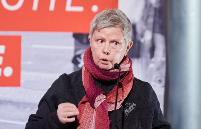 Katina Schubert, die Bundesgeschäftsführerin der Linken, schlägt einen Umbau der Gewerbesteuer vor.<span class='image-autor'>Foto: dpa/Annette Riedl</span>