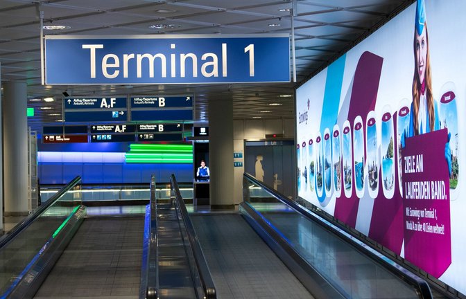 Das Terminal 1 musste gesperrt werden.<span class='image-autor'>Foto: dpa/Sven Hoppe</span>