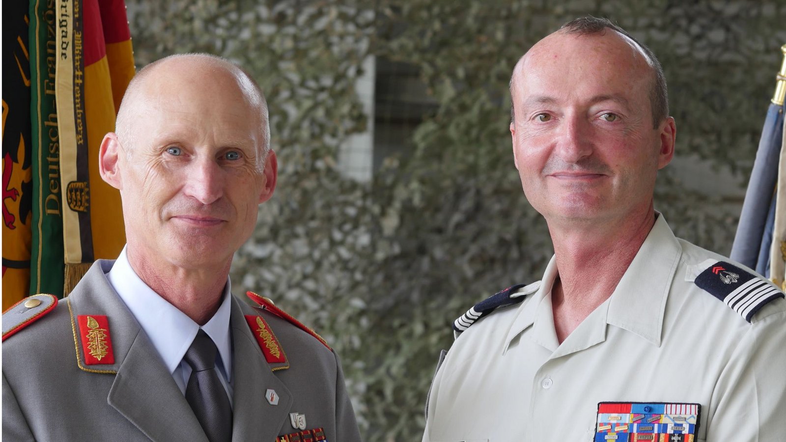 Brigadegeneral Christian Friedl (links) und Colonel Nicolas RievièreFoto: Jannik Jürgens Brigadegeneral Christian Friedl (links) und Colonel Nicolas RievièreFoto: Jannik Jürgens