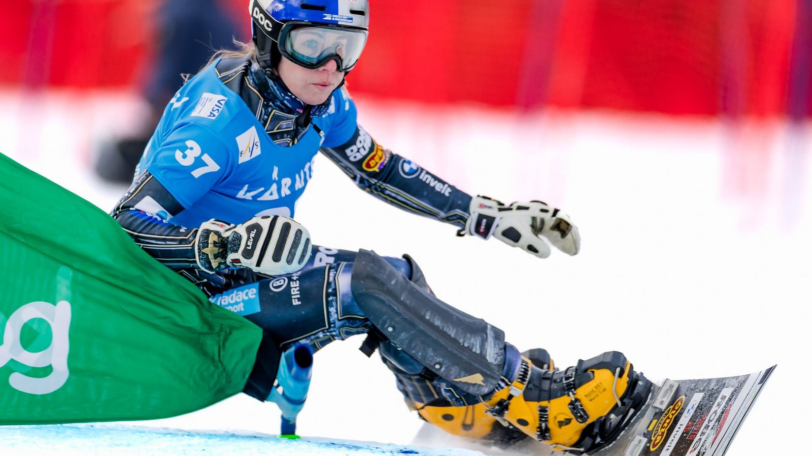 Holt Ester Ledecka auf dem Snowboard das dritte Olympia-Gold in Serie?Foto: Imago/GEPA pictures