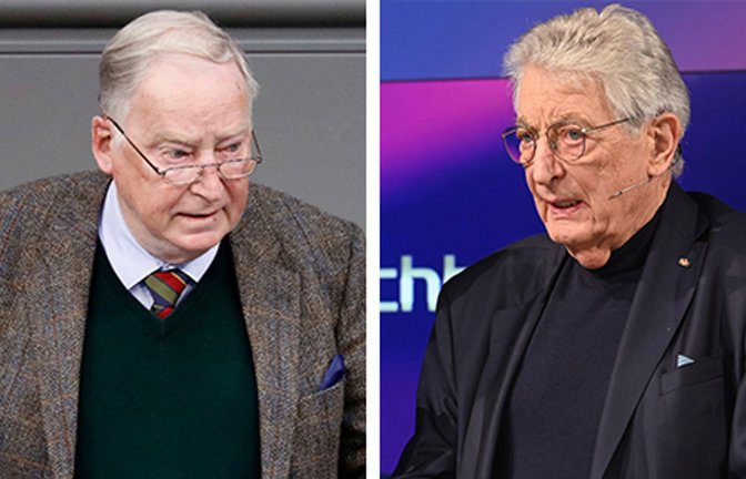 Alexander Gauland und Gerhart Baum lieferten sich einen Schlagabtausch.<span class='image-autor'>Foto: IMAGO / Future Image/IMAGO / Horst Galuschka</span>
