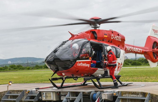 Einsatz für Christoph 51 in Pattonville. Um die Hubschrauber und die Notfallrettung insgesamt gibt es heftige Diskussionen.<span class='image-autor'>Foto: Lichtgut/Max Kovalenko</span>