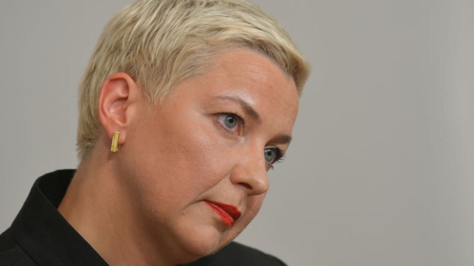 Die Musikerin und politische Aktivistin Maria KolesnikowaAPA-Images/Wolfgang Sos/actionpress