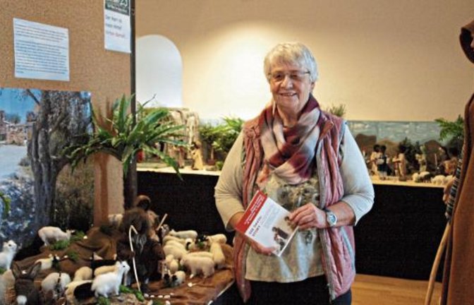 Eineinhalb Jahre hatte Renate Milerski ihre Ausstellung vorbereitet.  Foto: Filitz