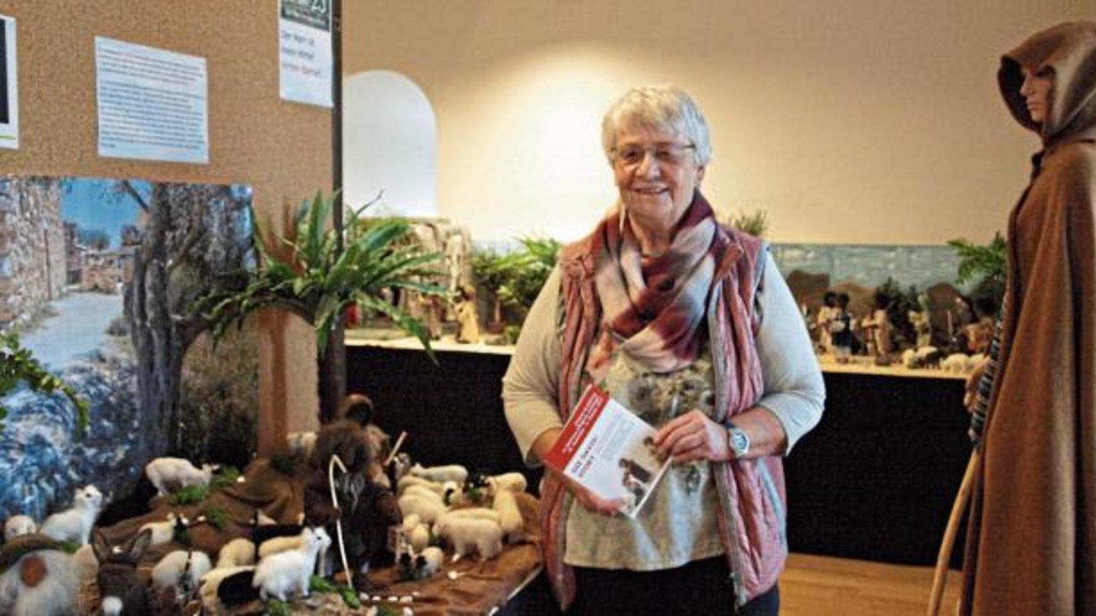 Eineinhalb Jahre hatte Renate Milerski ihre Ausstellung vorbereitet.  Foto: Filitz