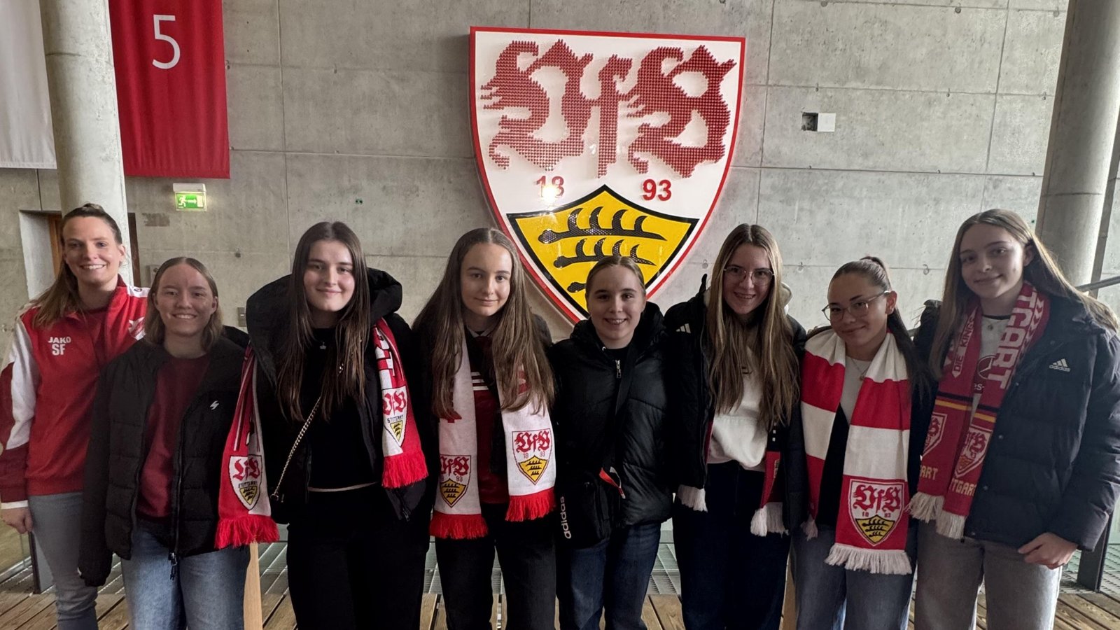 Einen ereignisreichen Tag haben die B-Juniorinnen des SV Horrheim beim VfB Stuttgart erlebt. Foto: privat