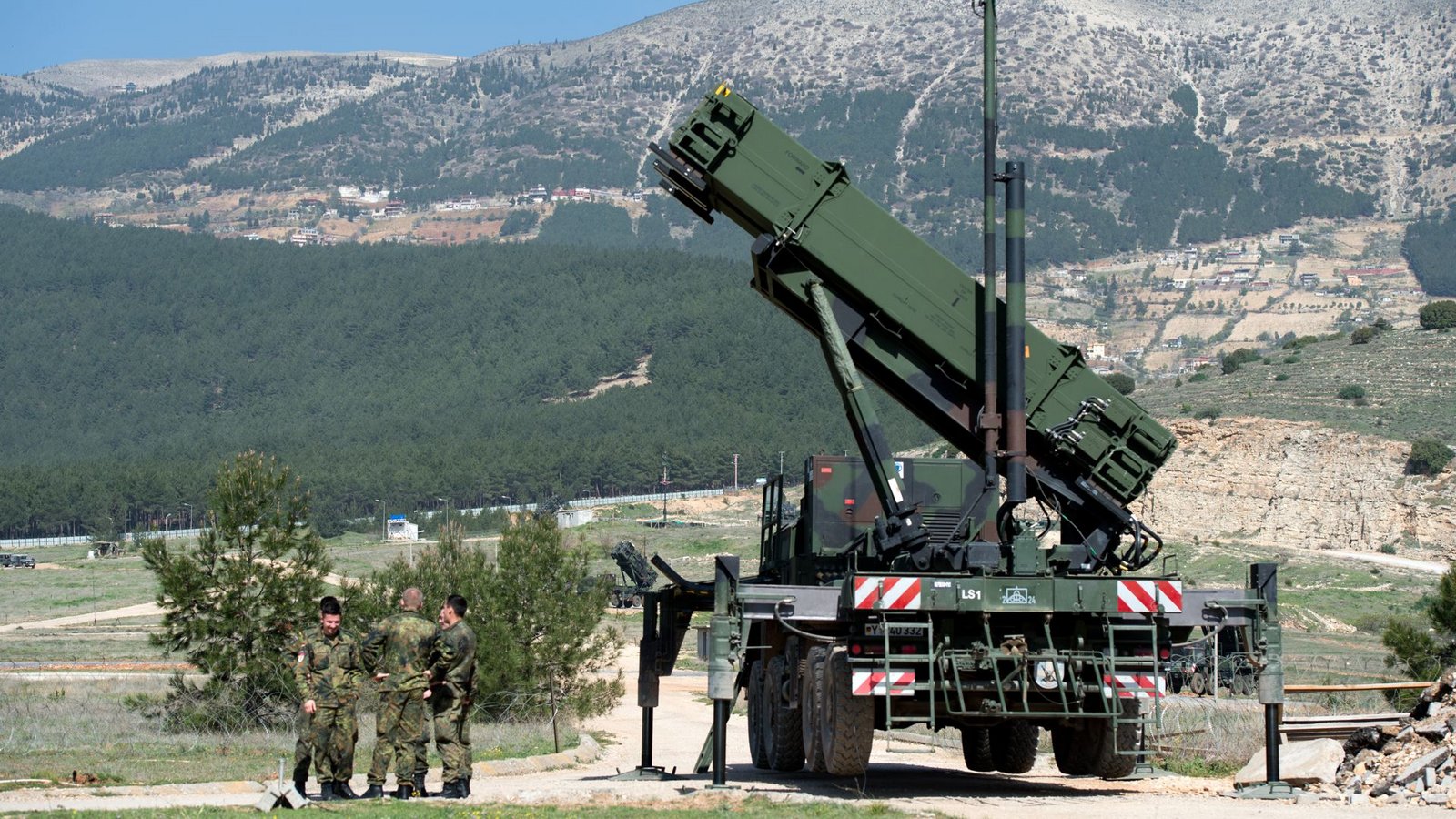 Patriot-Luftbwehr in der Türkei.Foto: Bernd von Jutrczenka/dpa