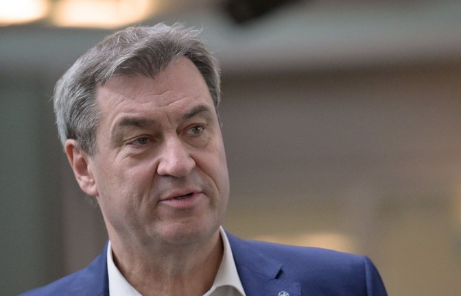 CSU-Chef Söder kündigte an, die Cannabis-Legalisierung sehr „restriktiv“ in Bayern anzuwenden.<span class='image-autor'>Foto: dpa/Peter Kneffel</span>