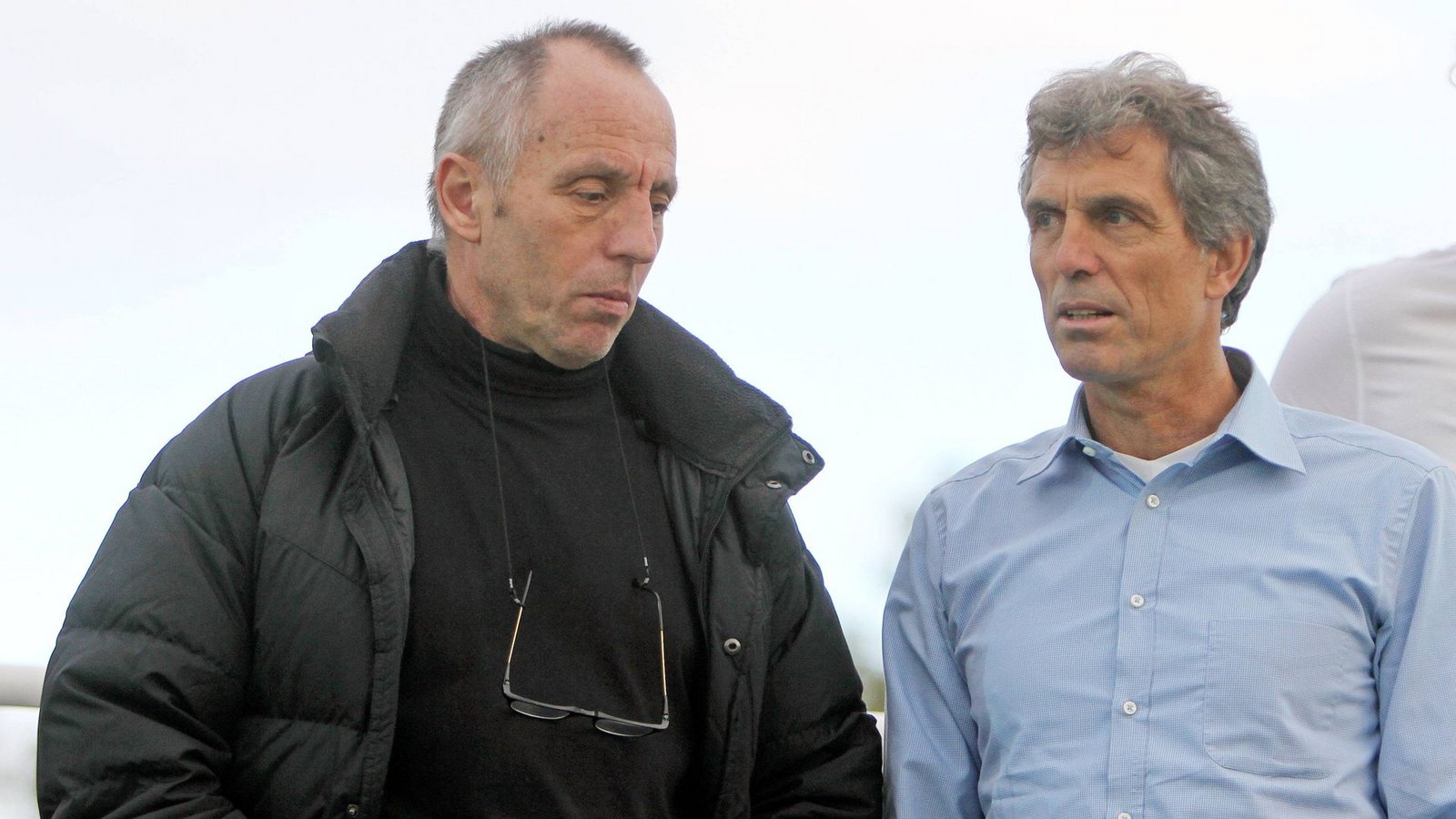 Erfahrener Fußballfachmann: Wolfgang Geiger (li., neben Rainer Adrion).Foto: imago/Sportfoto Rudel Erfahrener Fußballfachmann: Wolfgang Geiger (li., neben Rainer Adrion).Foto: imago/Sportfoto Rudel