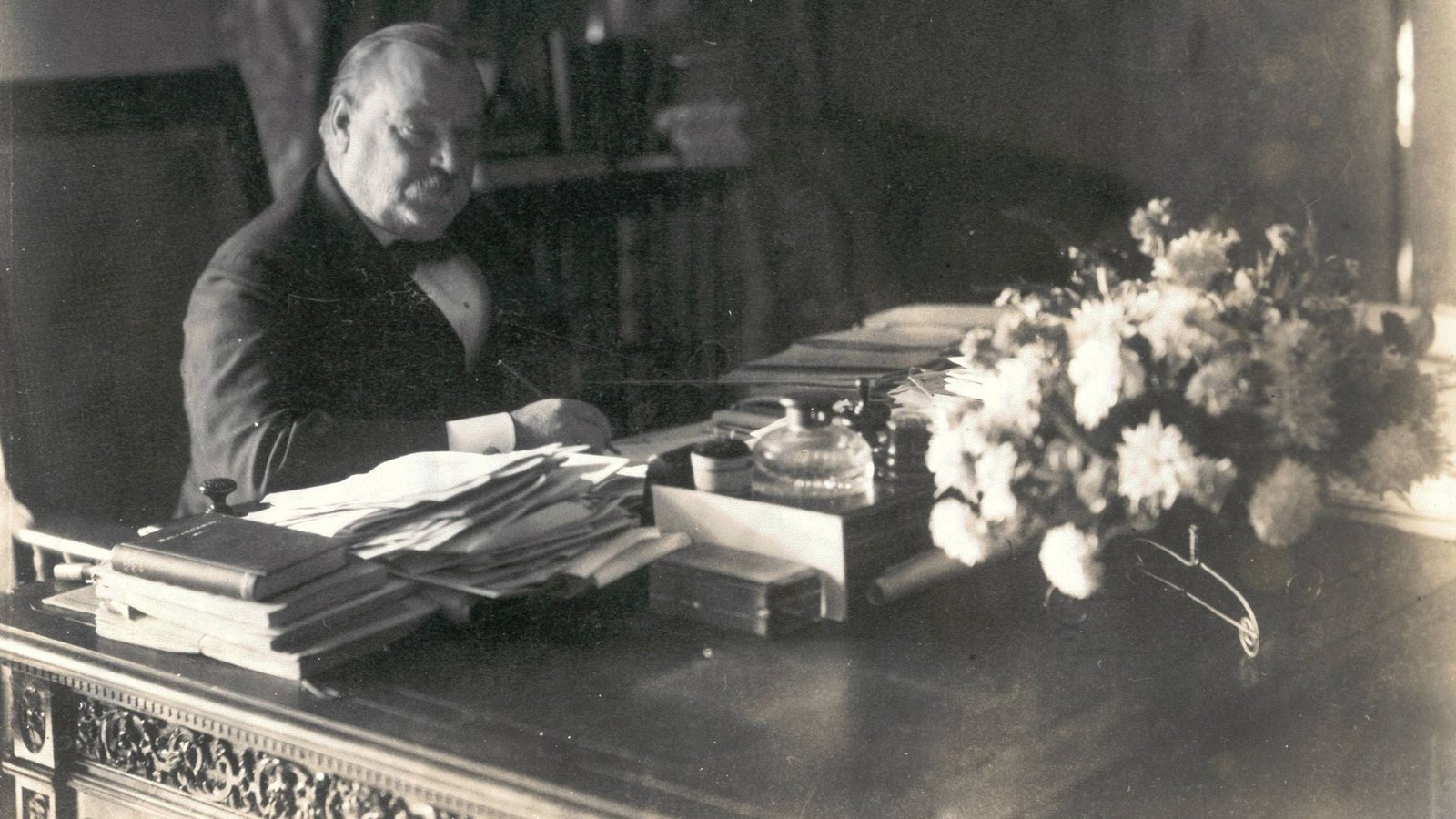 US-Präsident Grover Cleveland – auf gewisse Weise ein Trump des 19. Jahrhunderts.Foto: IMAGO/Newscom World/IMAGO