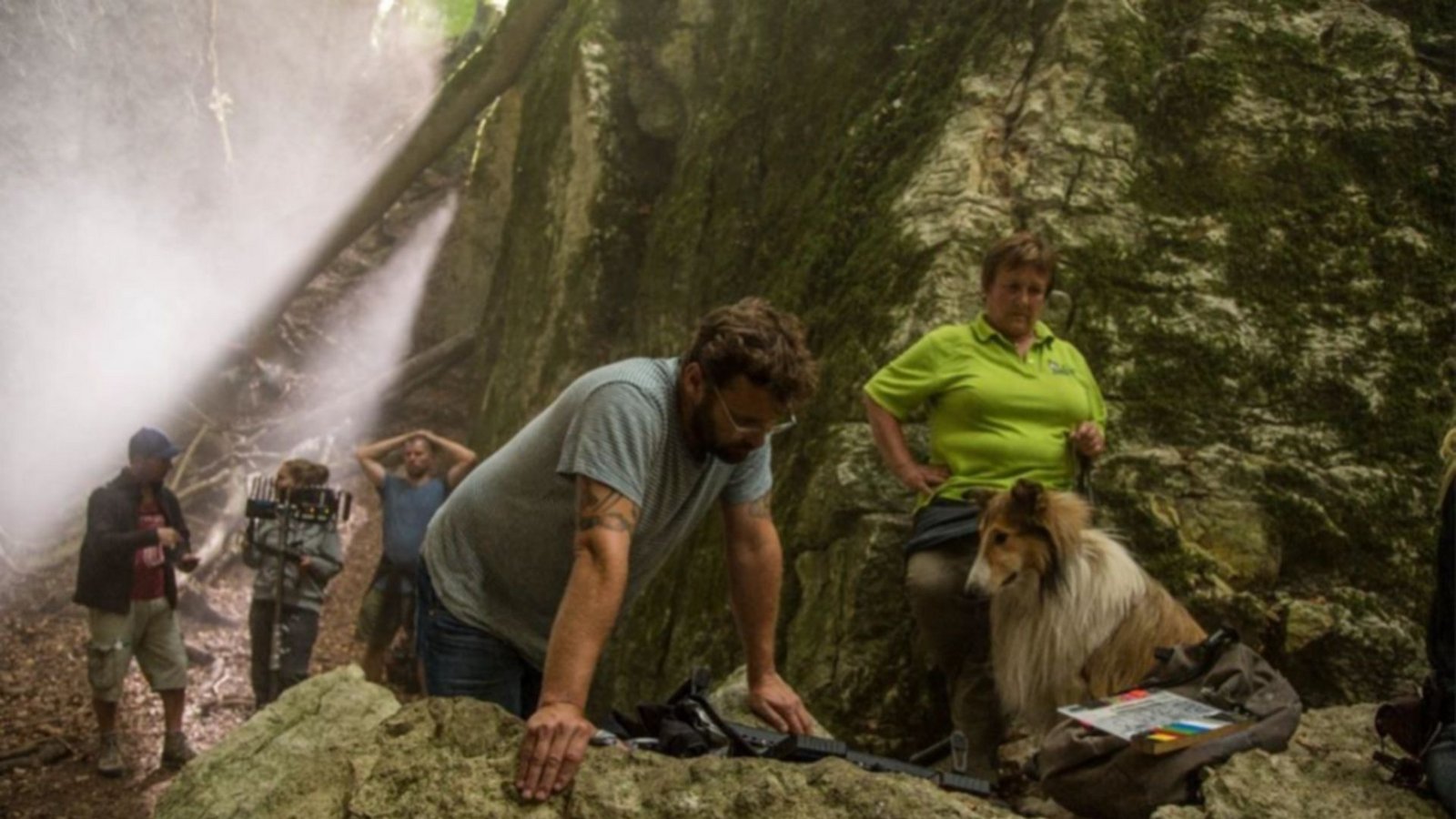 Die Filmcrew von „Lassie – Eine abenteuerliche Reise“ entschied sich unter anderem für die Höllenlöcher bei Bad Urach als Drehort.Foto: Warner Bros. Ent 2019/Denis Behnke Die Filmcrew von „Lassie – Eine abenteuerliche Reise“ entschied sich unter anderem für die Höllenlöcher bei Bad Urach als Drehort.Foto: Warner Bros. Ent 2019/Denis Behnke