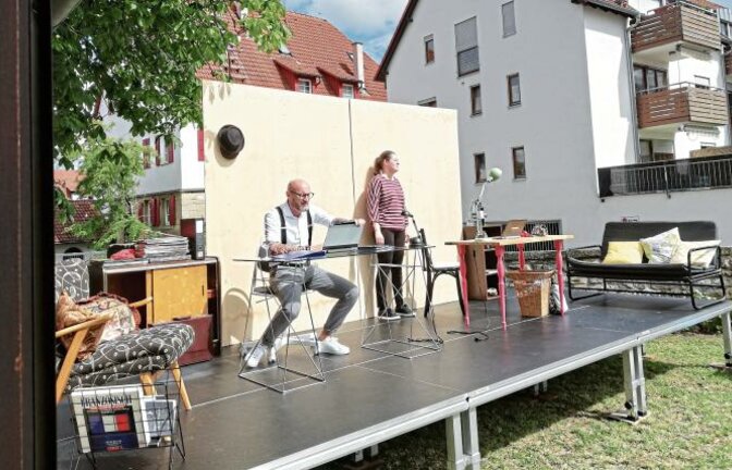 Die kleine Freilichtbühne in Nussdorf eignet sich perfekt für das Stück.  Foto: p