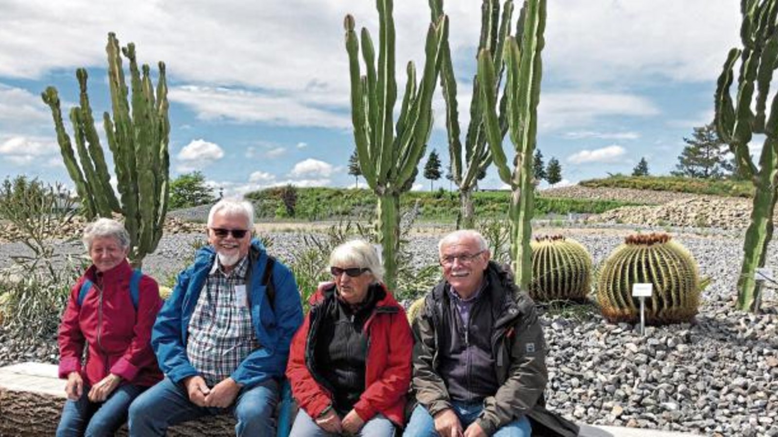 Die Sersheimer Gäste genießen das besondere Flair der Bundesgartenschau in Heilronn. Foto: p Die Sersheimer Gäste genießen das besondere Flair der Bundesgartenschau in Heilronn. Foto: p