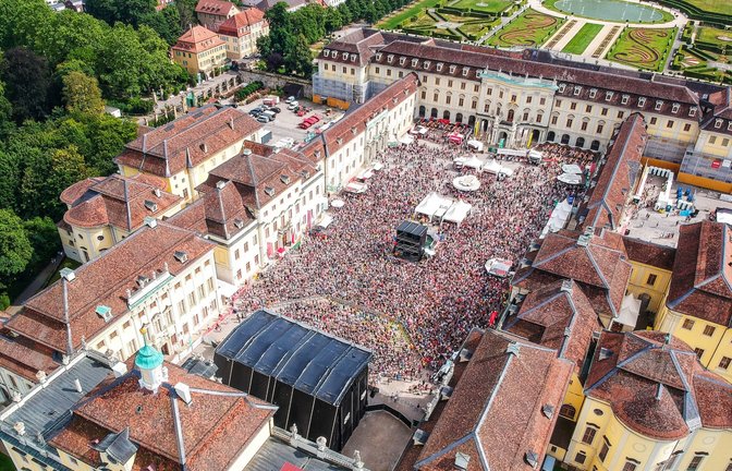 Das Festival „KSK Music Open“ findet wieder im Ehrenhof statt.  <span class='image-autor'>Foto: SSG</span>