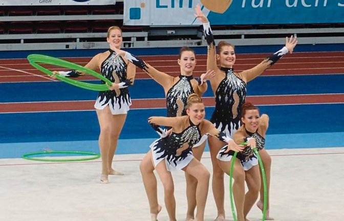 Trotz einiger Handgeräteverluste im ersten Durchgang war die K-Gruppe des TV Sersheim mit Julia Weh, Sabrina Götz, Meike Abel, Jenny Asprion und Jasmin Geske (von links) zufrieden. Foto: privat