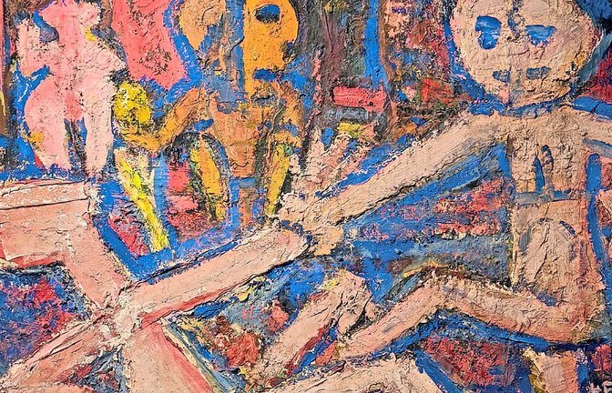 In der Galerie Sammlung Amann: Hans Fähnle, Götzentanz, 1961-1965<span class='image-autor'>Foto: Hans Fähnle</span>
