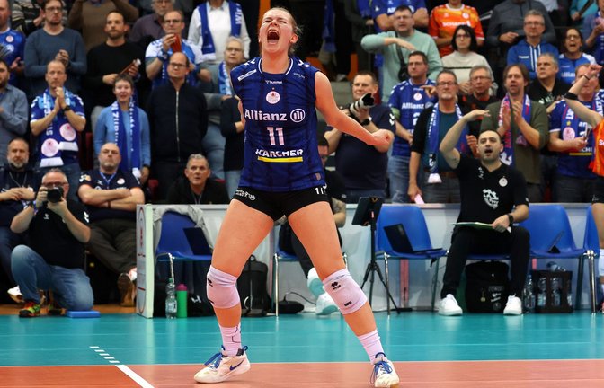 Soe sehen Siegerinnen aus: Pauline Martin.<span class='image-autor'>Foto: Baumann/Julia Rahn</span>