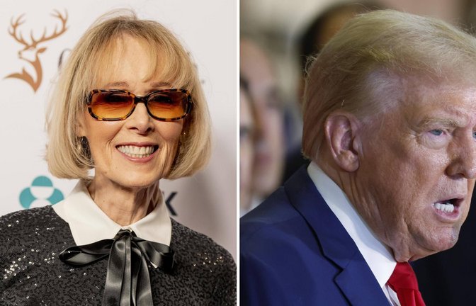 Juristische Niederlage für US-Präsident Donald Trump (r.): Ein New Yorker Berufungsgericht hat eine Millionenstrafe gegen ihn wegen der Verleumdung von E. Jean Carroll bestätigt.<span class='image-autor'>Foto: IMAGO/ZUMA Wire/IMAGO/Lev Radin</span>