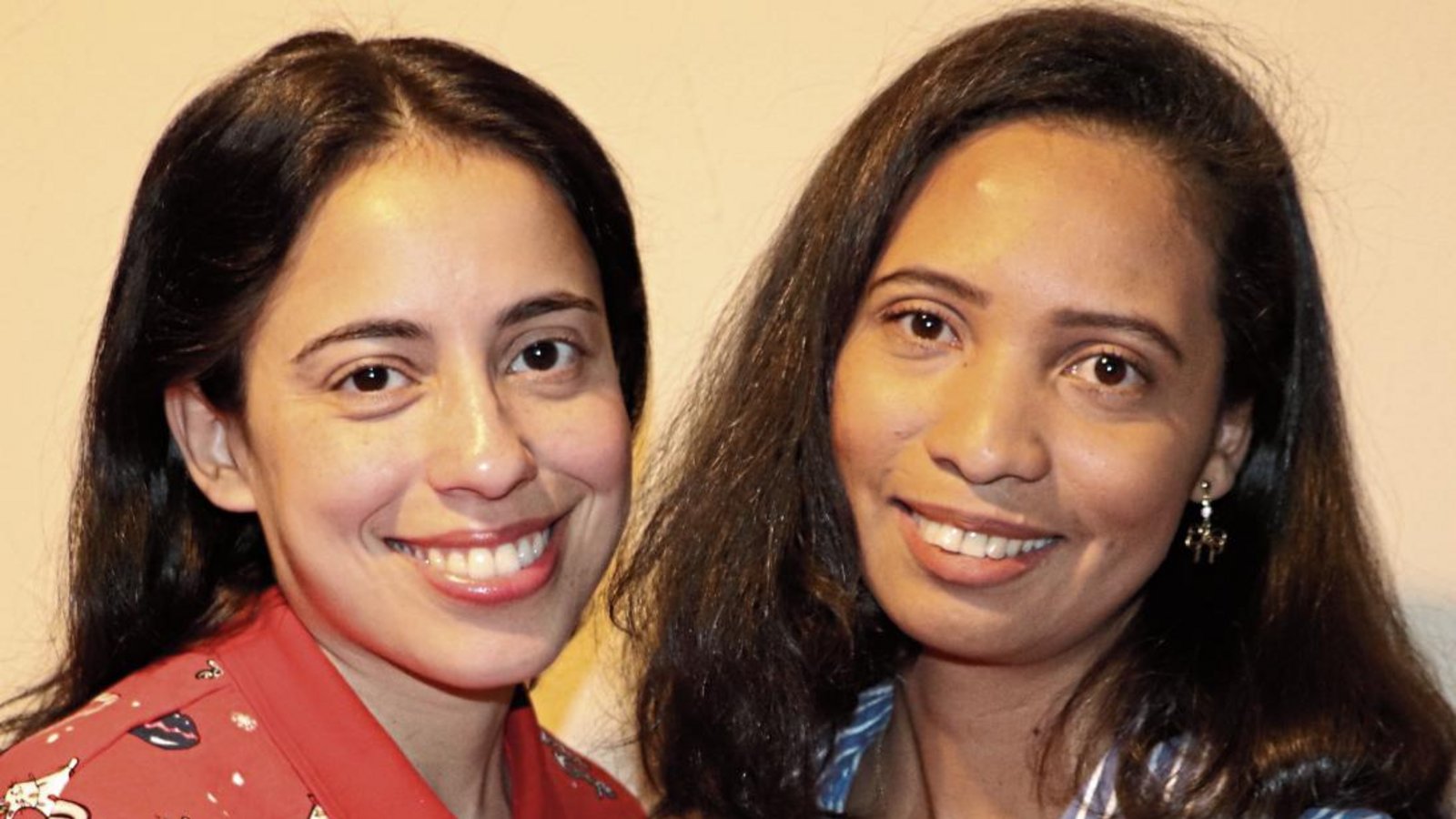 Die Freundschaft zwischen Jorleide de Oliviera Santos (rechts) und Laryssa Karolyne Galdino-Grau erleichtert den beiden, dass ihre Familien so weit weg sind. Foto: Gergen