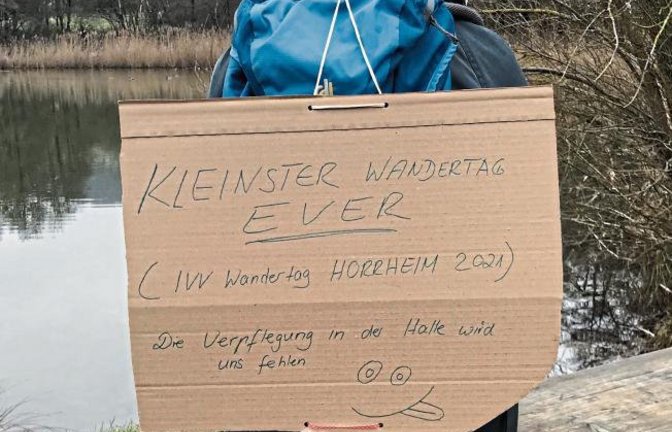 „Der Horrheimer Wandertag ist jedes Jahr für mich und zahlreiche wanderbegeisterte Menschen ein absolutes Highlight. Er fehlt so sehr“, schreibt Ellen Brstilo zu ihrem Foto von ihrem ganz privaten Wandertag unter Beachtung sämtlicher Hygienevorschriften.