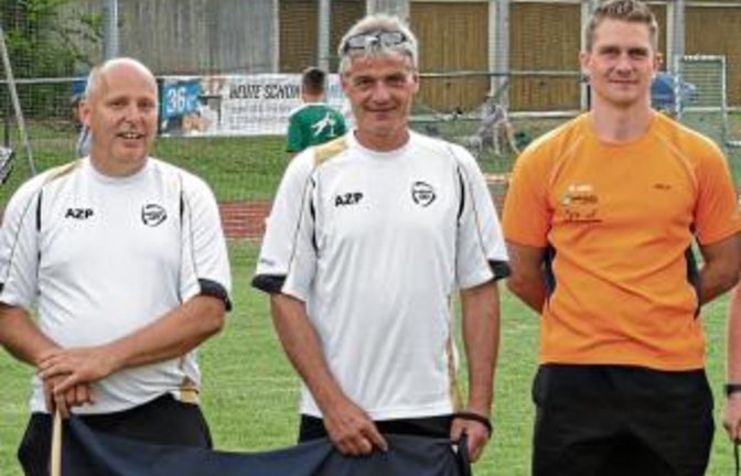 Die erfolgreiche CSC-Mannschaft: (von links) Bernhard Träger, Michael Hilß und Alexander Wehrle Foto: privat
