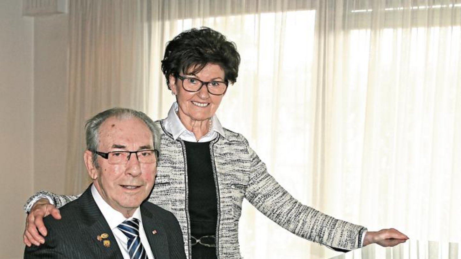 Rudolf und Irmgard Maulick feiern heute diamantene Hochzeit. Foto: Kollros Rudolf und Irmgard Maulick feiern heute diamantene Hochzeit. Foto: Kollros