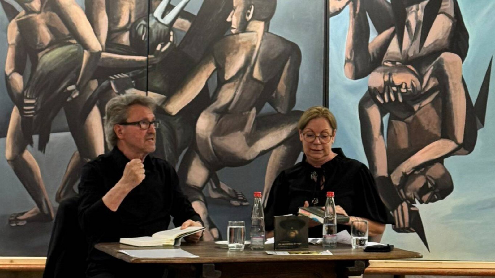 Der Wunsch nach Freiheit und freier Meinungsäußerung begleitet das Schaffen des Künstlers Hans-Hendrik Grimmling. Foto: Petra Schmitt Der Wunsch nach Freiheit und freier Meinungsäußerung begleitet das Schaffen des Künstlers Hans-Hendrik Grimmling. Foto: Petra Schmitt