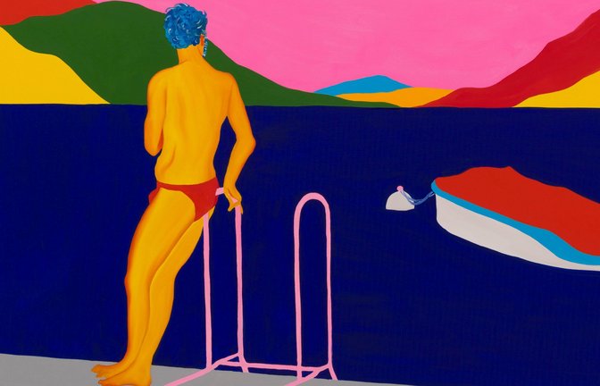 In der Galerie Thomas Fuchs: Navot Miller, Eren in Lake Como, 2023 (Ausschnitt).<span class='image-autor'>Foto: Navot Miller/Navot Miller</span>