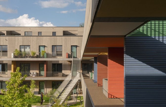 Vorbildliche Quartiersentwicklung mit innovativen Wohnideen von Sauerbruch Hutton –  können Stuttgarter Stadtplaner davon lernen?<span class='image-autor'>Foto: Sarah Haehnle</span>