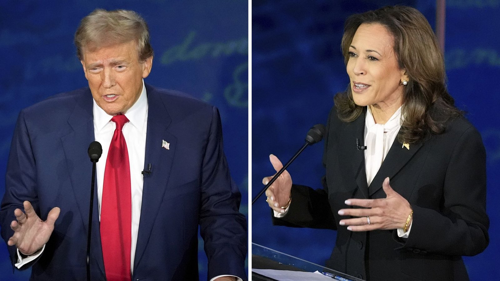 US-Demokratin Kamala Harris ließ beim TV-Duell den Republikaner Donald Trump regelrecht alt aussehen.Foto: dpa/Alex Brandon US-Demokratin Kamala Harris ließ beim TV-Duell den Republikaner Donald Trump regelrecht alt aussehen.Foto: dpa/Alex Brandon