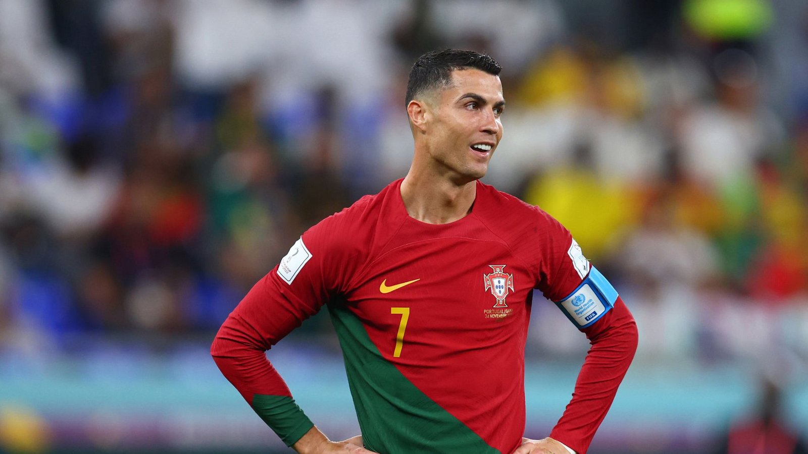 Cristiano Ronaldo beim WM-Auftakt mit Portugal gegen Ghana.Foto: dpa/Tom Weller