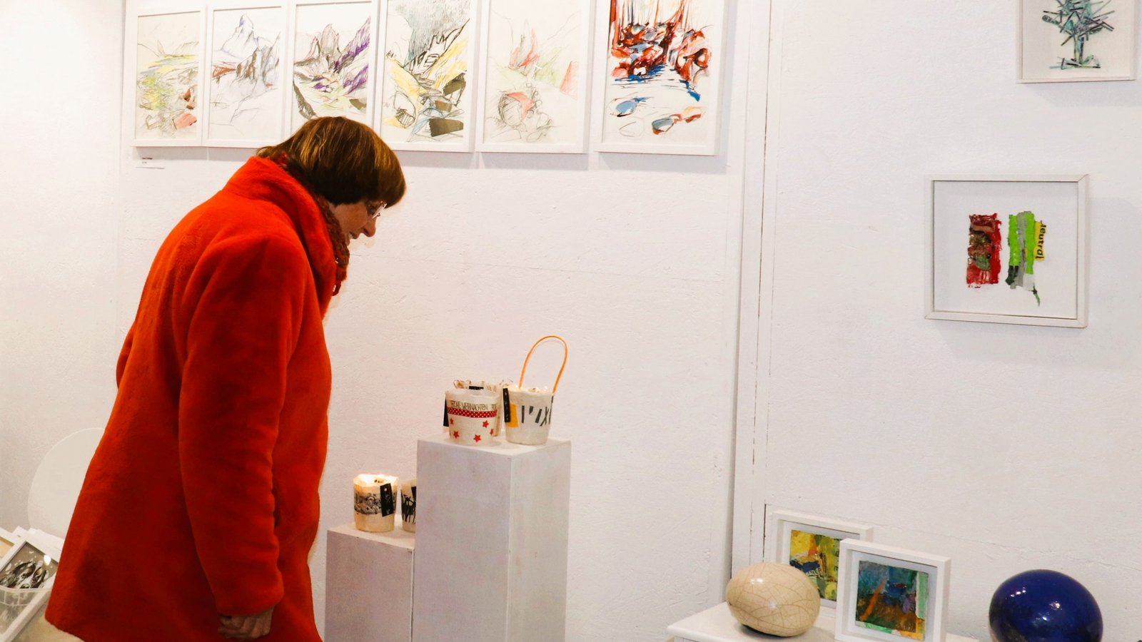 Kunst auf Schritt und Tritt: die Galerie in der Stuttgarter Straße.  Foto: Gergen