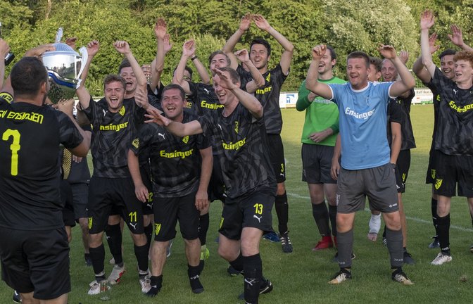 Der TSV Ensingen, der den Titel 2019 in Gündelbach holte, ist der amtierende Stadtpokalsieger. Zwei Mal ist das Turnier wegen der Corona-Pandemie ausgefallen. Gelingt beim Heimspiel im Forchenwald an diesem Wochenende die Titelverteidigung? <span class='image-autor'>Foto: Leitner</span>