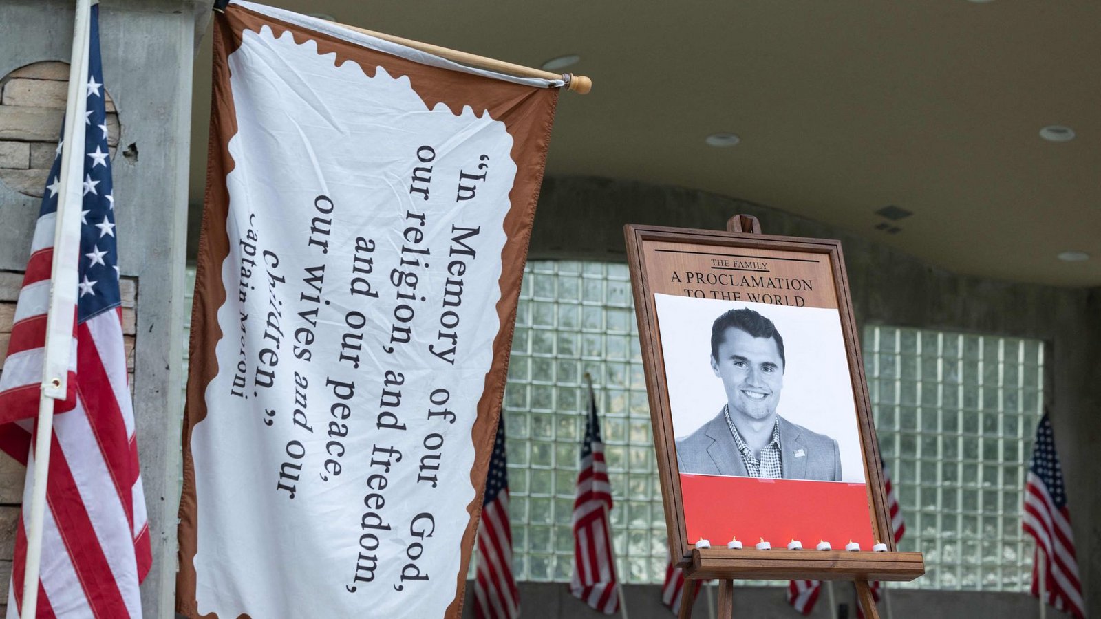 Charlie Kirk wurde am Mittwoch auf dem Campus der Utah Valley University erschossen.Foto: AFP/MELISSA MAJCHRZAK Charlie Kirk wurde am Mittwoch auf dem Campus der Utah Valley University erschossen.Foto: AFP/MELISSA MAJCHRZAK