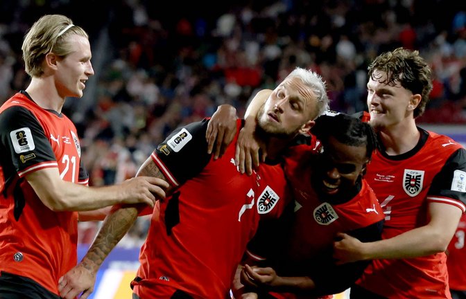 Österreich gewann seinen WM-Auftakt gegen Jordanien – ein KI-Video regt jetzt zum Träumen an.<span class='image-autor'>Foto: IMAGO/EPA/IMAGO/BENJAMIN FANJOY</span>