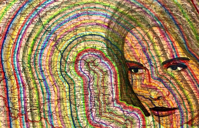 Auch Werke von Anna Ingerfurth (hier eine „Tagebuchzeichnung“) sind in der Galerie Imke Valentien in Stuttgart  im Rahmen des Projekts „Literatur trifft Kunst“ zu sehen.<span class='image-autor'>Foto: Anna Ingerfurth</span>