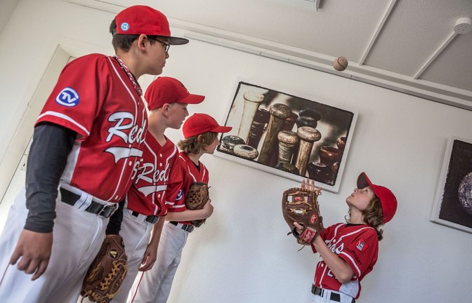 Baseball-Ausstellung im Deutsch-Amerikanischen Zentrum Stuttgart.<span class='image-autor'>Foto: /Lichtgut/Julian Rettig</span>