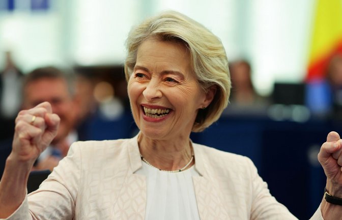 Die FDP haben die wiedergewählte EU-Kommissionspräsidentin Ursula von der Leyen nicht unterstützt.<span class='image-autor'>Foto: Philipp von Ditfurth/dpa</span>