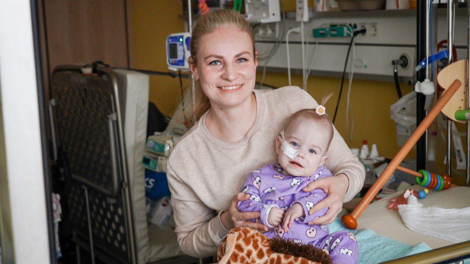 Die kleine Sofia und ihre Mutter werden seit einem knappen Jahr von Spezialisten am Klinikum Stuttgart betreut.Foto: Klinikum Stuttgart / Ferdinando Iaonne/Ferdinando Iannone Die kleine Sofia und ihre Mutter werden seit einem knappen Jahr von Spezialisten am Klinikum Stuttgart betreut.Foto: Klinikum Stuttgart / Ferdinando Iaonne/Ferdinando Iannone