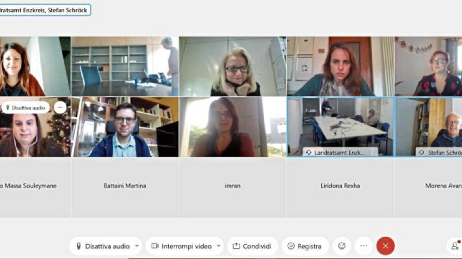 Gemeinsam mit Kollegen aus Italien und Schweden diskutierten Experten aus dem Enzkreis online, wie Migranten gut in den Arbeitsmarkt integriert werden können.  Foto: LE