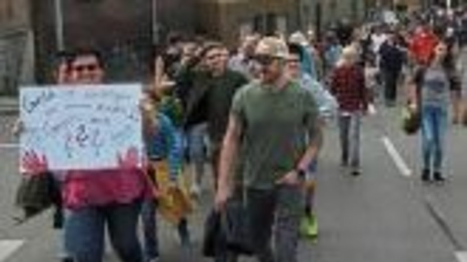 Demo in Sachsenheim. Foto: p