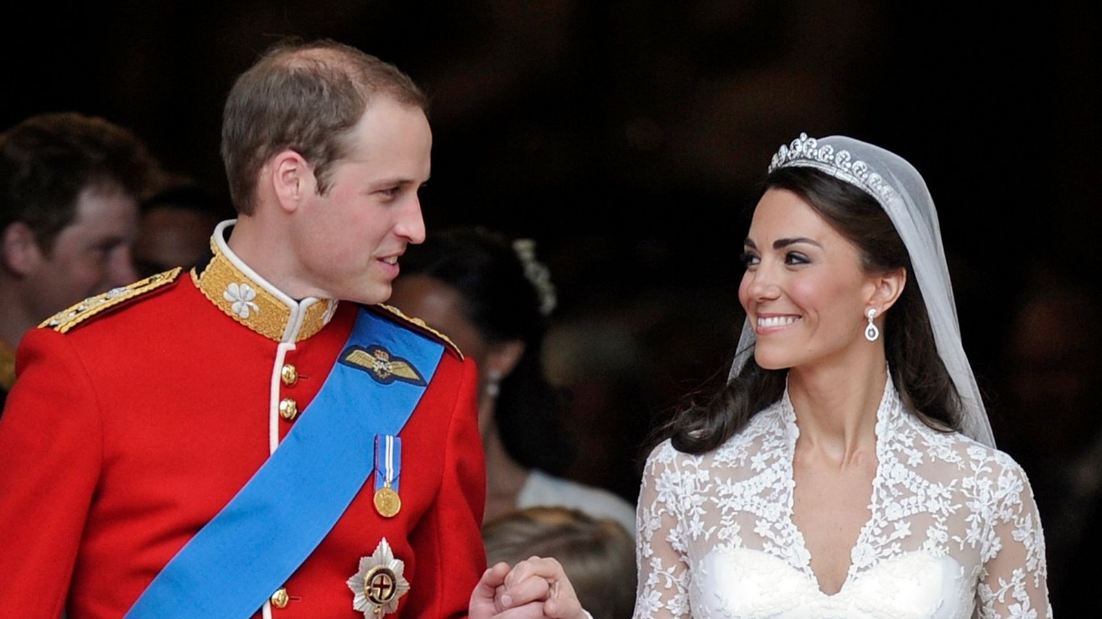 Die Hochzeit des britischen Prinzen William und seine Frau Kate, Herzogin von Cambridge, ist 13 Jahre her.Foto: Martin Meissner/AP/dpa